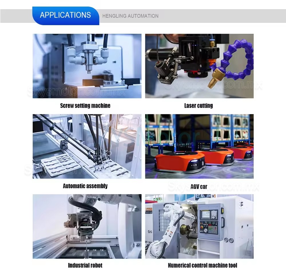 Motor paso a paso de circuito cerrado integrado Nema 23 OSP001653 de 1,2 Nm/2 Nm/2,5 Nm/3 Nm con variador y codificador